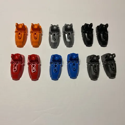 LEGO Hero Factory Foot with Ball Socket 90661 - Lot of 6 Pairs