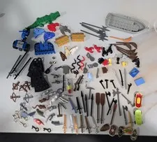 LEGOS vintage Mini-Figure Accessories + animals LOT