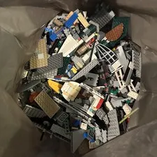 LEGO Bulk Lot LOTR Star Wars Hobbit 14 lbs Parts Bricks No Minifigures