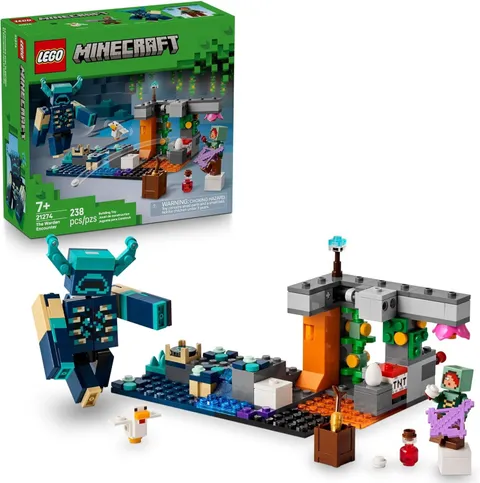 LEGO Minecraft The Warden Encounter Kids Toy - Collectible Building Set (21274)™