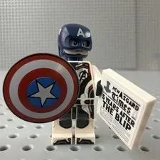 LEGO Captain America Minifigure Endgame Jumpsuit sh0560