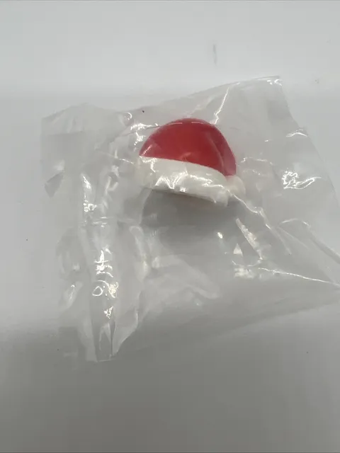 Lego Minifigure Red Christmas Santa Claus Wool Winter Hat Cap Sealed