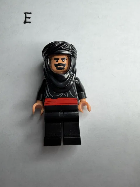 lego indiana jones cairo swordsman minifigure rare cmf ambush knife lego minifig
