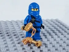 LEGO Ninjago Jay The Golden Weapons njo0004 Minifigure Gold Nunchucks