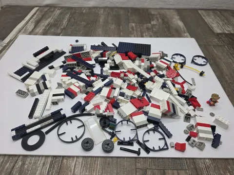 Vintage Mega Blocks Parts Lot One Set Tires Windshield Shifter Kit Unknown. 