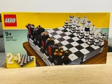 LEGO 40174 Iconic Chess Set 2017 V29 1450pcs New Unopened Box Slight Damage Gift