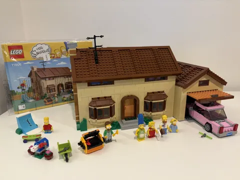 Lego The Simpsons House 71006 Complete Set VGC Lego Simpsons House Bart Homer