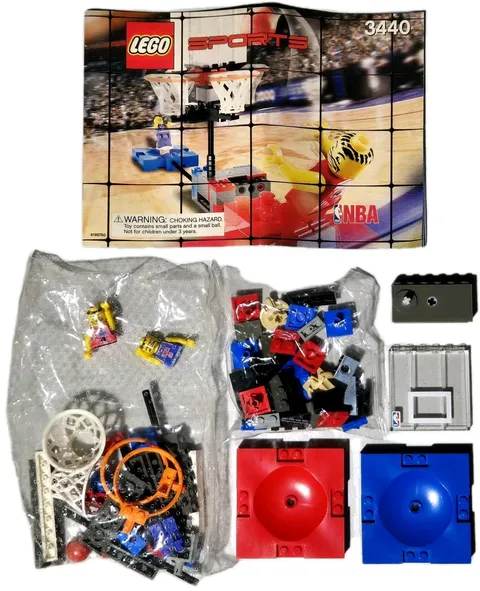 LEGO NBA Jam Session 3440 Retired Basketball Vintage 2003