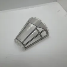 LEGO Cone Half 8 x 4 x 6 Millennium Falcon Cockpit Pattern 1 (47543pb01) 4504