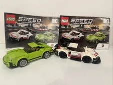 LEGO Speed Champions Porsche 911 RSR and 911 Turbo 3.0. Retired Set