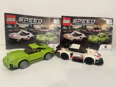 LEGO Speed Champions Porsche 911 RSR and 911 Turbo 3.0. Retired Set