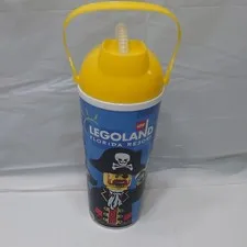 LEGOLAND Florida Resort Cup w/ Straw & Handle 16oz Lego Characters