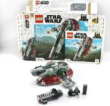 Lego Star Wars Disney Boba Fett's Star Ship Slave 1 Lego Set #75312 Complete