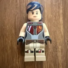 LEGO Star Wars Sabine Wren Minifigure Blue Orange Highlights Hair sw0616 Rebels