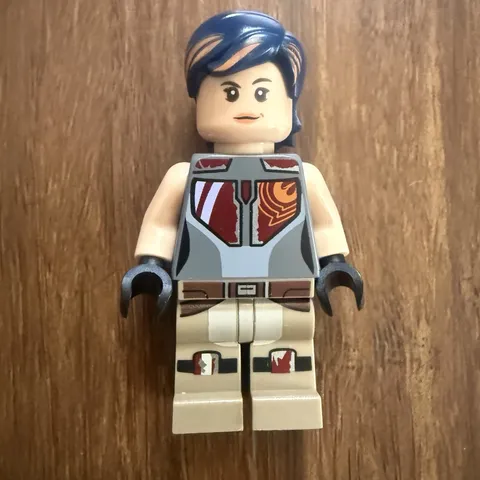 LEGO Star Wars Sabine Wren Minifigure Blue Orange Highlights Hair sw0616 Rebels