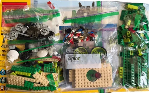 LEGO 4095 Inventor Record & Play Lot w/ Box Vintage 2003 (Incomplete)