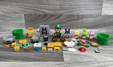 LEGO SUPER MARIO INTERACTIVE LUIGI INCOMPLETE SETS MINIFIGURES FIGURES PIPES LOT