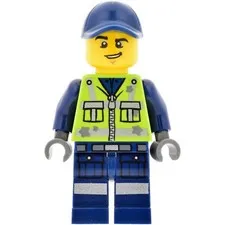 Lego Garbage Man Dan 70805 The LEGO Movie Minifigure New
