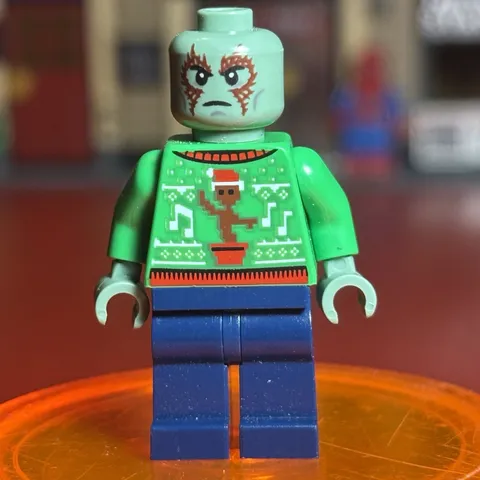 DRAX - holiday Sweater 76231 Guardians Galaxy Marvel Super Hero LEGO® Minifigure