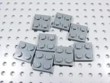 LEGO Lot of 8 Dark Bluish Gray 2x2 Plates BE