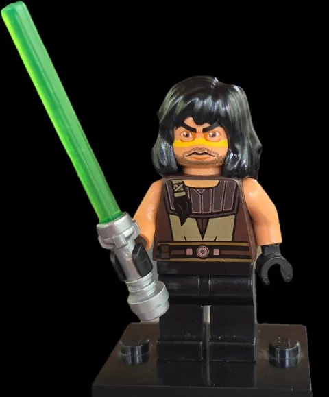 LEGO Quinlan Vos Minifigure 7964 Star Wars Jedi. K04