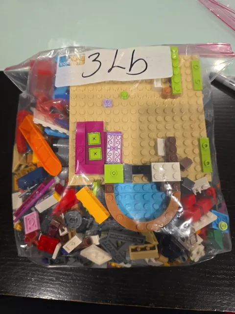 3 Lbs Genuine LEGO Bulk Mixed Parts Lot Minifigure Pieces Accessories Bricks 