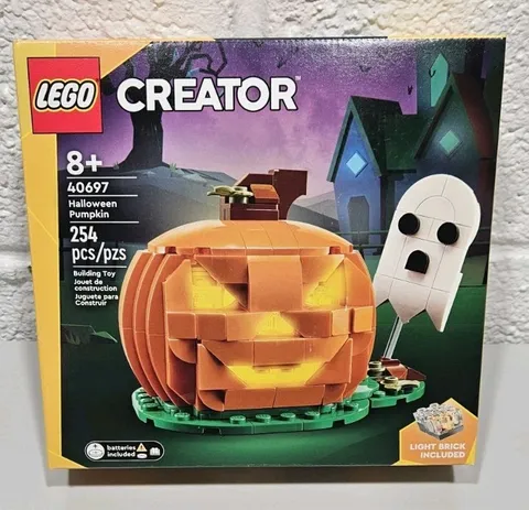 LEGO Creator Halloween Pumpkin with Light Brick Limited Edition 40697 New Sealed