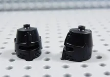 LEGO Lot of 2 Black Knight Helmets Minifig Castle BK
