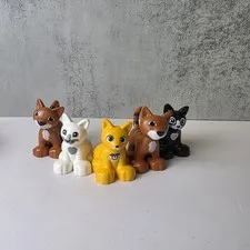 Lego Duplo Figure Lot As Shown.  Pet Animal Replacement Minifigure Miniatures