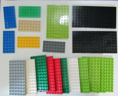 LEGO Duplo Baseplate Lot 6x12, 4x8, 8x16 Multicolor Base Plate 20 pieces