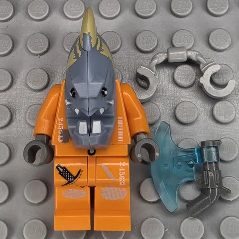 Lego Space Minifigure SP113 Space Police 3 Alien Jawson