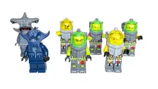 LEGO Atlantis Minifigures Collection Mixed Lot 7 Different Aqua Figures