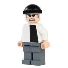 Lego BAT006 - Two Face Goon/Henchman - from set 7781 (UV Printed)