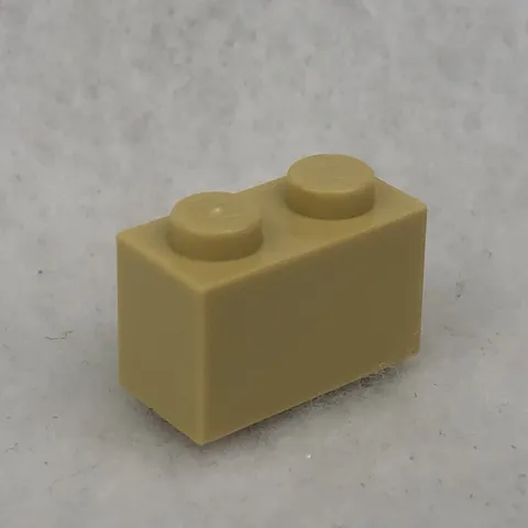 LEGO 3004 Tan Brick 1 x 2 (x1)