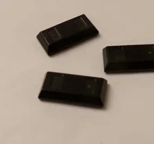Lego x4 Black 1x2 Utensil Ingots, 99563 (028-100)