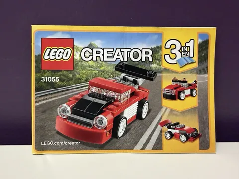 LEGO® 31055 Red Racer Creator 3 In 1 Instruction Manual Only!
