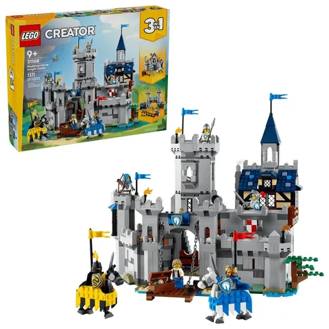 LEGO Creator 31168 Medieval Knights Castle 3 in 1 Horse Set 1,371 pcs New