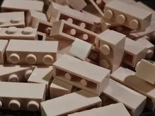 LEGO 💥NEW💥(10 count) 1x3 Brick Flesh Nougat 
