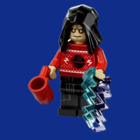 New Lego 75366 Star Wars Emperor Palpatine Holiday Sweater with Throne