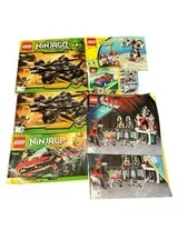 Lego Manual Lot Ninjago Lego Movie SpongeBob Creator 70809 70501 9444 3816 31000