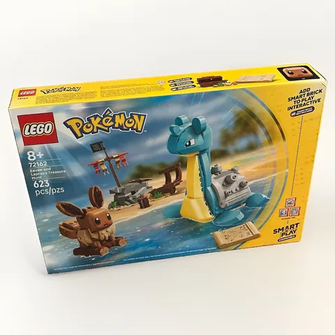 LEGO Pokémon Smart Play Set 72162 Eevee and Lapras's Treasure Hunt NEW SEALED