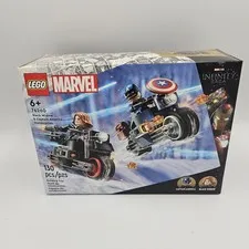 LEGO Marvel 76260 Black Widow & Captain America Motorcycles Set New Sealed