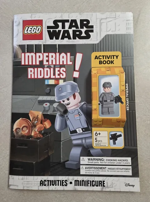 LEGO Star Wars Imperial Riddles! Activity Book & Imperial Officer Minifigure