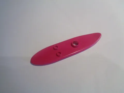 Lego Minifigure, Surfboard Utensil Long 6075 Magenta