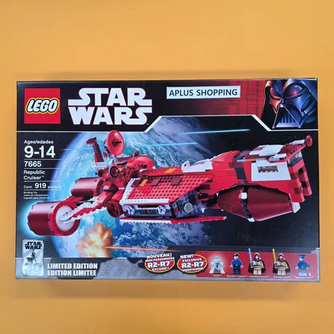 Lego 7665 Star Wars Republic Cruiser 919pcs Factory-Sealed