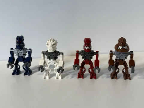 LEGO Bionicle Mini Figures Lot of 4