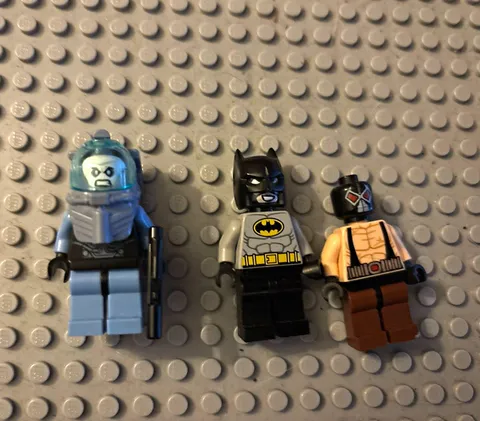 LEGO Batman Minifigures Lot of 3 - Plastic Minifigure w/ 2012 Batman torso