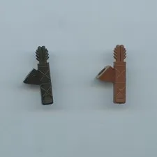 LEGO x 1 Black x 1 Reddish Brown Minifigure Arrow Quiver with 2 Arrows archer