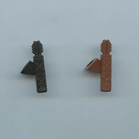 LEGO x 1 Black x 1 Reddish Brown Minifigure Arrow Quiver with 2 Arrows archer