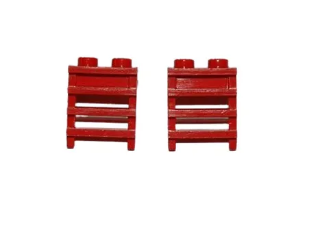 2 Lego® TRAIN Railway 9V RC Ladder Step RED